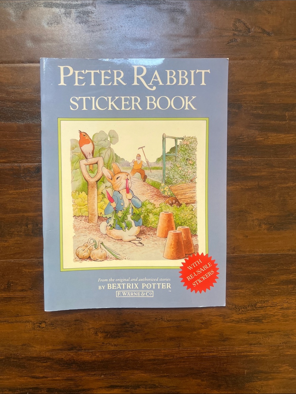 Vintage 1985 Peter Rabbit Sticker Book (Never Used!)